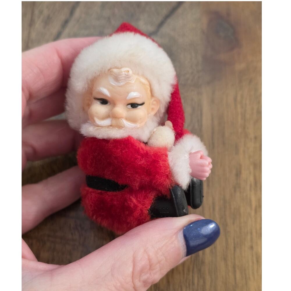 Vtg Pixie Santa
